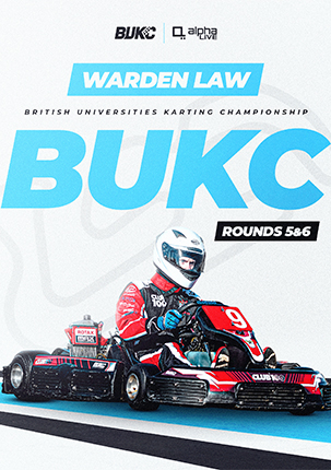 bukc, warden law, karting, motorsport, live stream