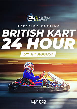 british 24 hour kart race teesside timing live streaming championship