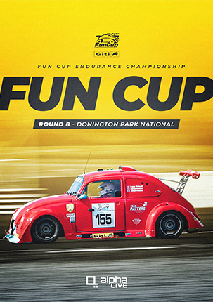 fun cup, donington park, motorsport, live stream, broadcast