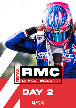 rotax max challenge, grand finals, sarno, italy, day 2, motorsport, live stream, broadcast