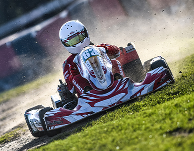 whilton mill kart club crash gravel dust